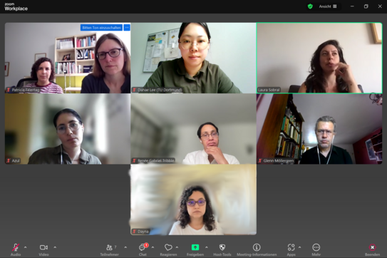 Screenshot aus der Zoom-Session