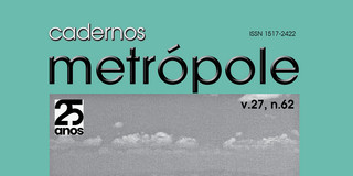 Cover of the magazine Cadernos Metrópole 