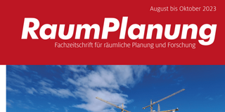 journal cover Raumplanung