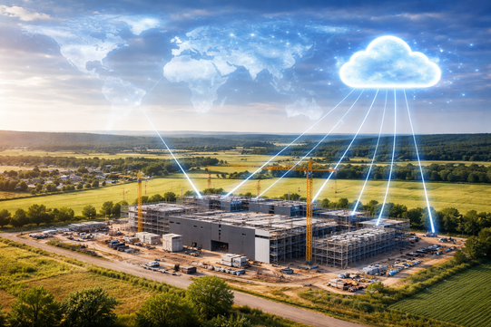 Data Center in landscape Data Center in landscape