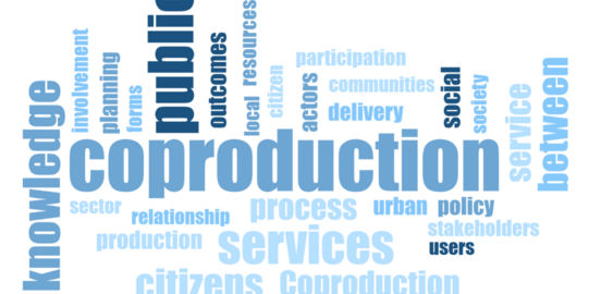 Wortwolke Co-production