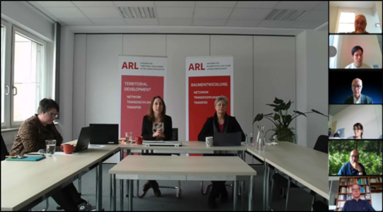 Screenshot aus der Online-Konfernz der ARL