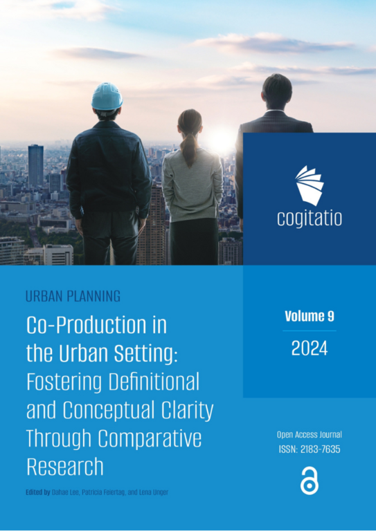 Cover_Co-production in the urban setting